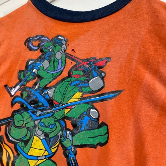 Vintage TMNT Teenage Mutant Ninja Turtles Shirt Kids Size 8 Tank Top Y2K 2000s - Picture 3 of 10